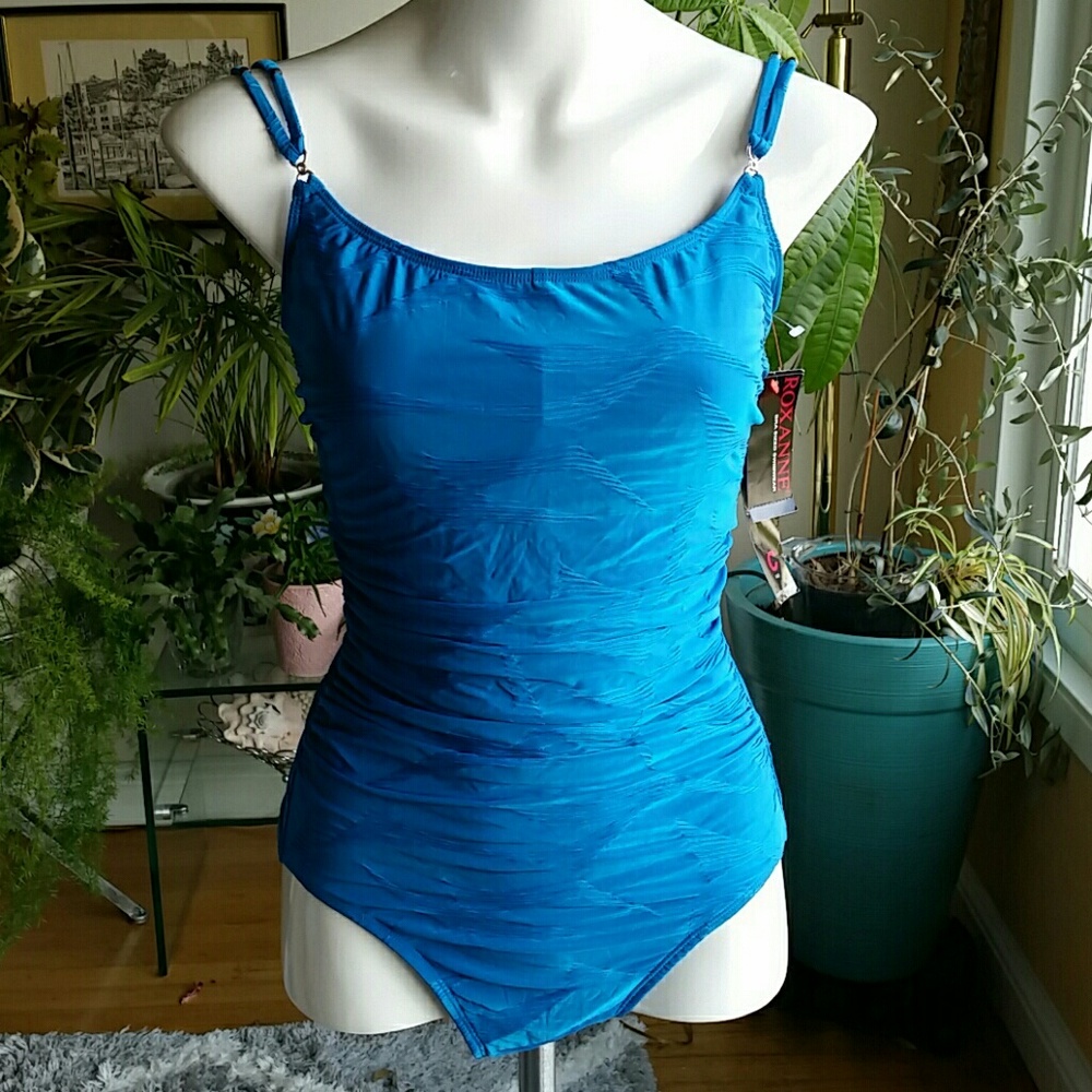 Roxanne Blue Onepiece  Swimsuit Size 14 -38C